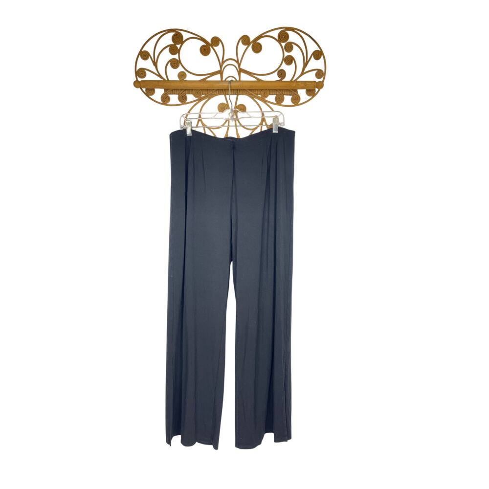 J.Jill Wearever black wide leg pants women's 2X